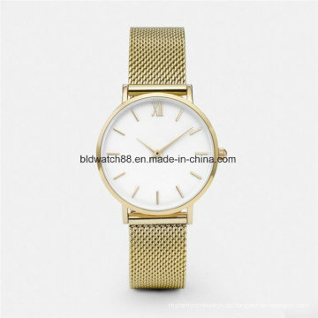 OEM Classic High Quality Mesh Strap Uhren Edelstahlgehäuse